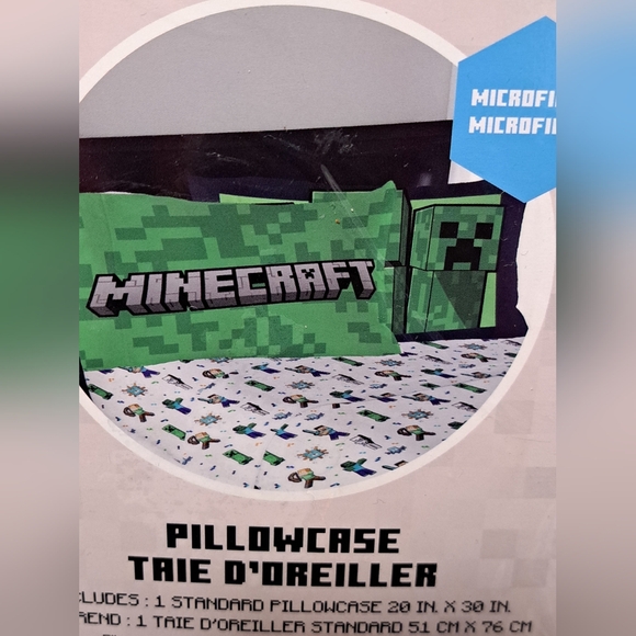 Brand New Minecraft Pillowcase - Picture 3 of 4